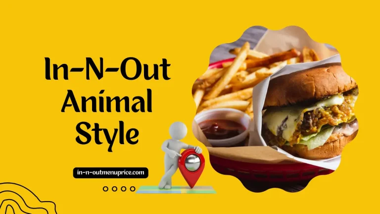 In-N-Out Animal Style Menu