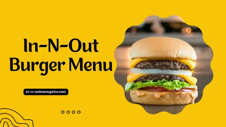 In-N-Out Burger Menu