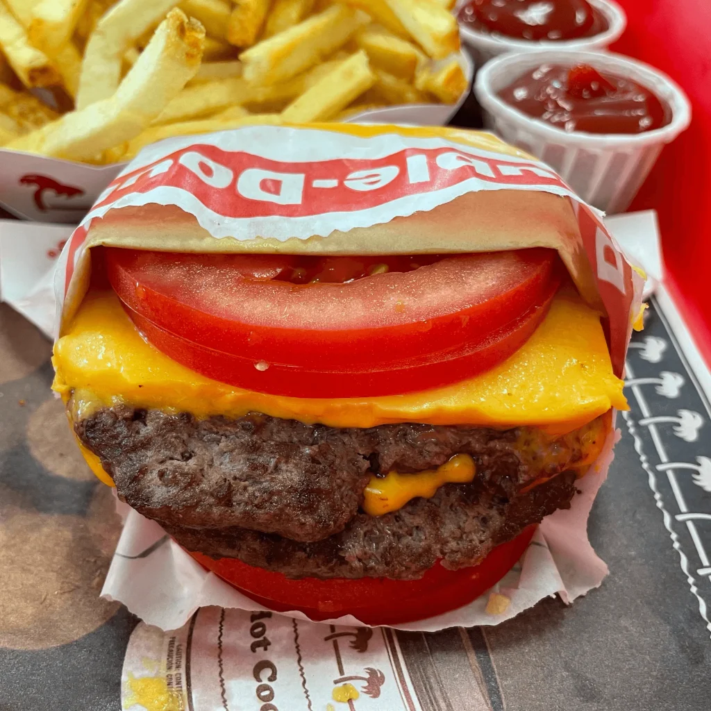 in n out Tomato Wrap Burger burger