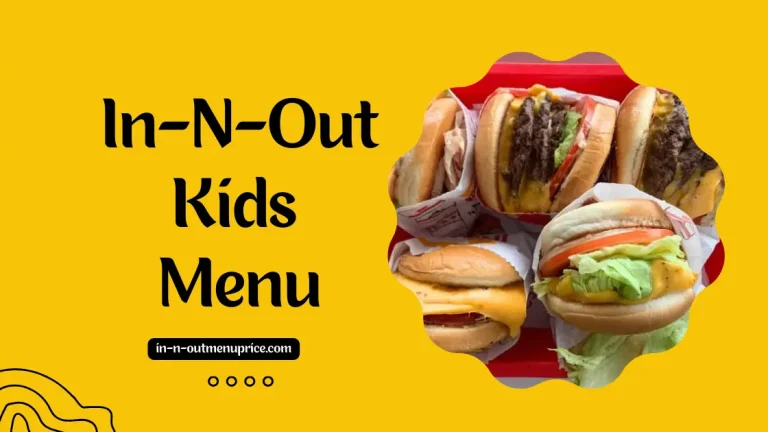 In-N-Out Kids Menu